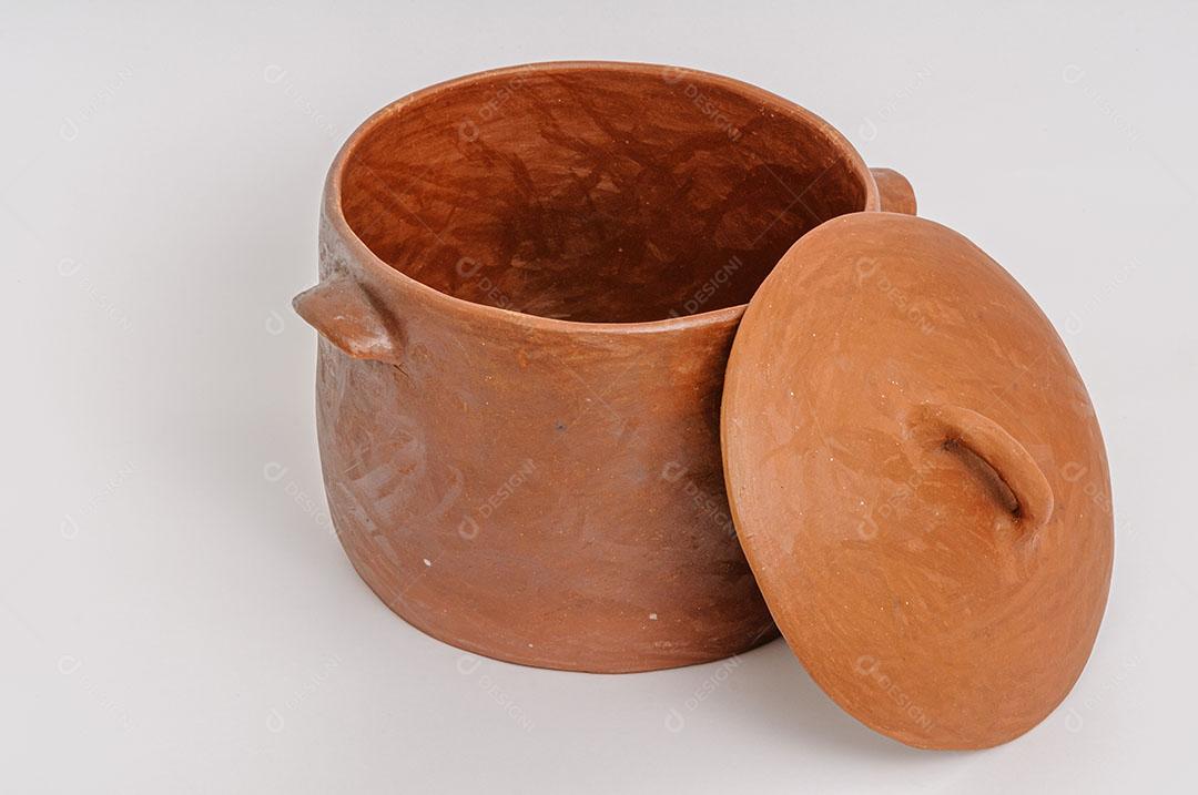 Pote Barro Artesanal Típico Estado Paraíba Região Nordeste Brasil Imagem JPG