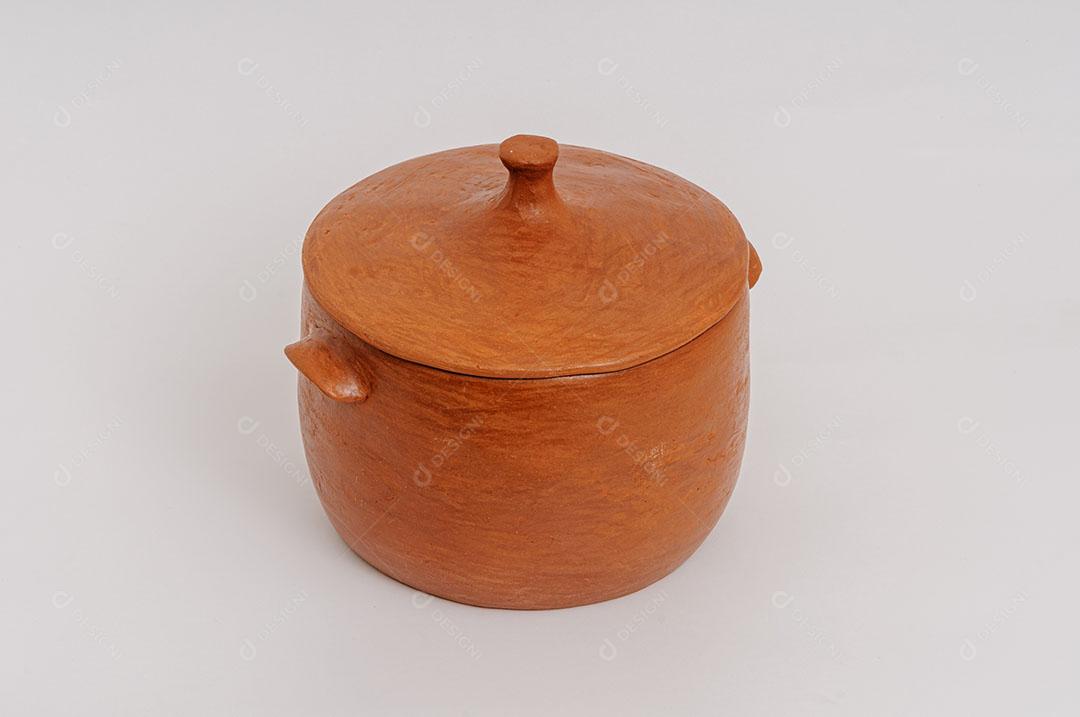 Pote Barro Artesanal Típico Estado Paraíba Região Nordeste Brasil Imagem JPG