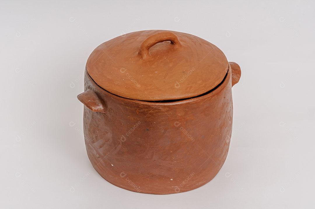 Pote Barro Artesanal Típico Estado Paraíba Região Nordeste Brasil Imagem JPG