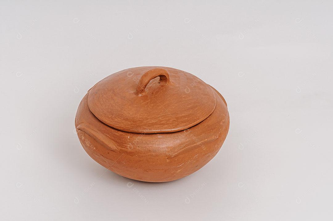 Pote Barro Artesanal Típico Estado Paraíba Região Nordeste Brasil Imagem JPG