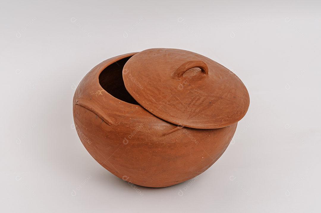 Pote Barro Artesanal Típico Estado Paraíba Região Nordeste Brasil Imagem JPG