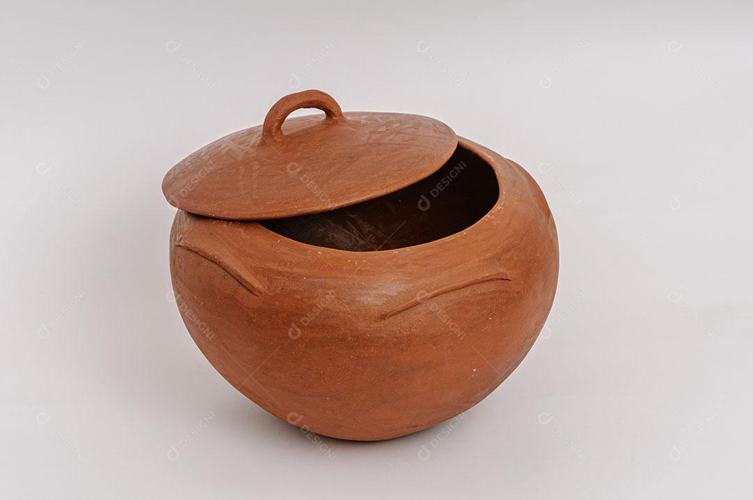 Pote Barro Artesanal Típico Estado Paraíba Região Nordeste Brasil Imagem JPG