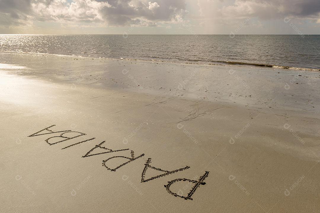 Praia Escrito Paraíba Areia da Praia Em João Pessoa Paraíba Imagem JPG