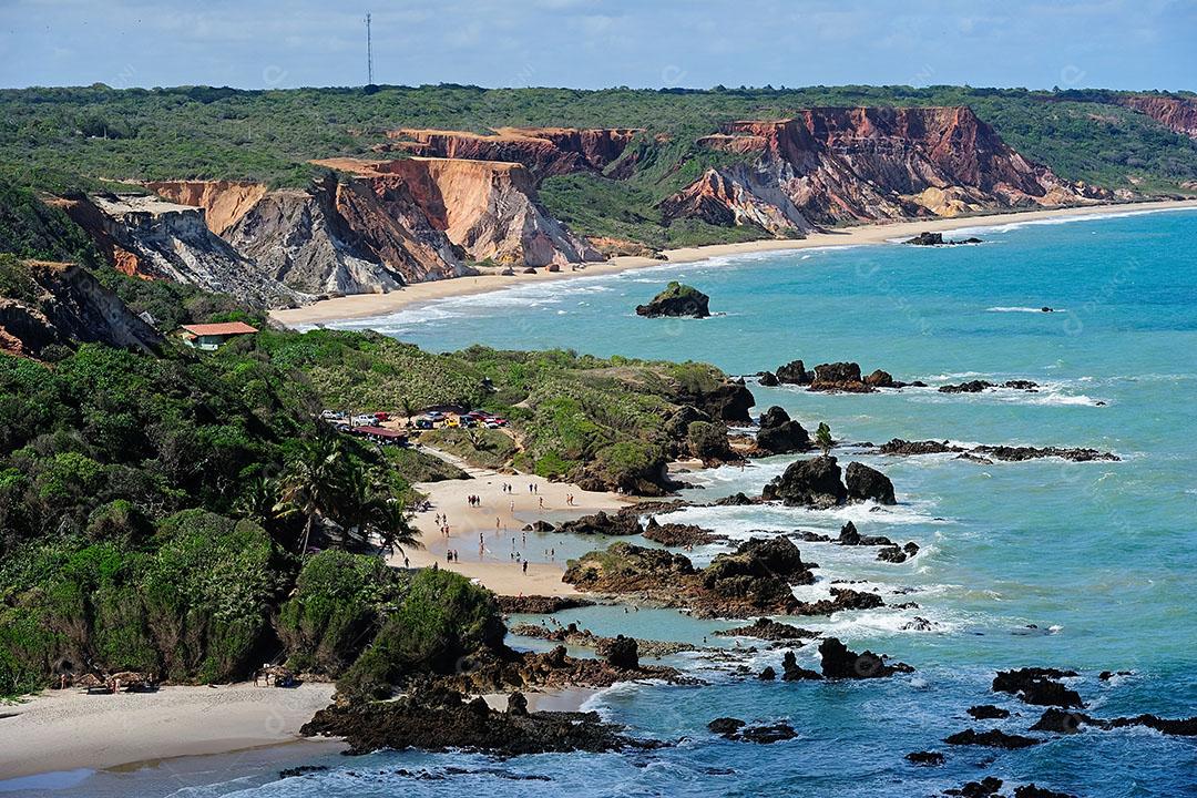 Praia Coqueirinho Conde Litoral Sul Estado Próximo João Pessoa Paraíba Imagem JPG