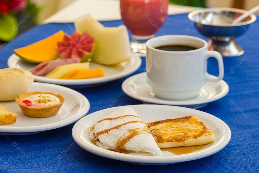 Foto Tapioca Brasileira Café Lanche Imagem JPG
