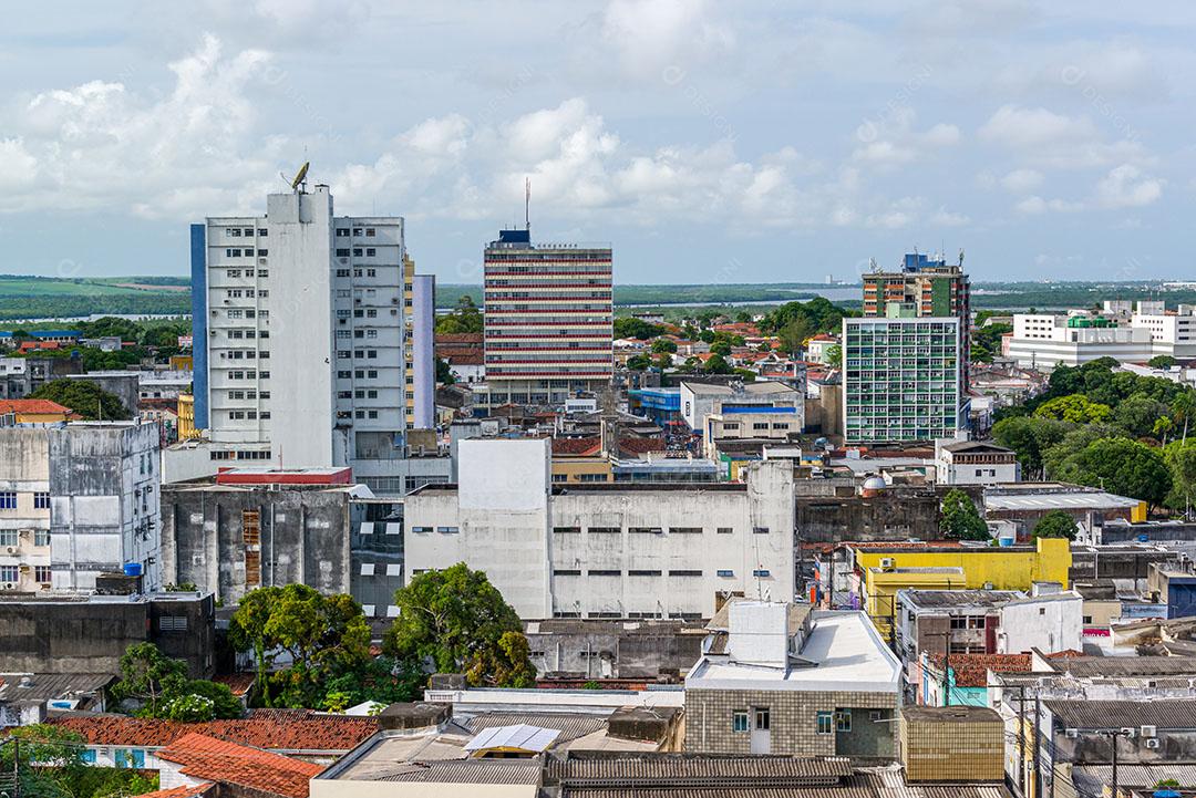 Foto Cidade Prédios Edifícios Rua Árvores Vista de Cima Imagem JPG