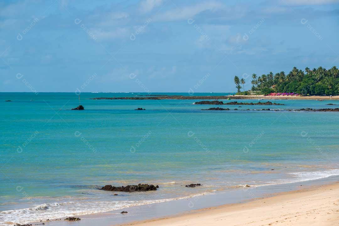 Foto Praia Linda Azul Mar Areia Imagem JPG