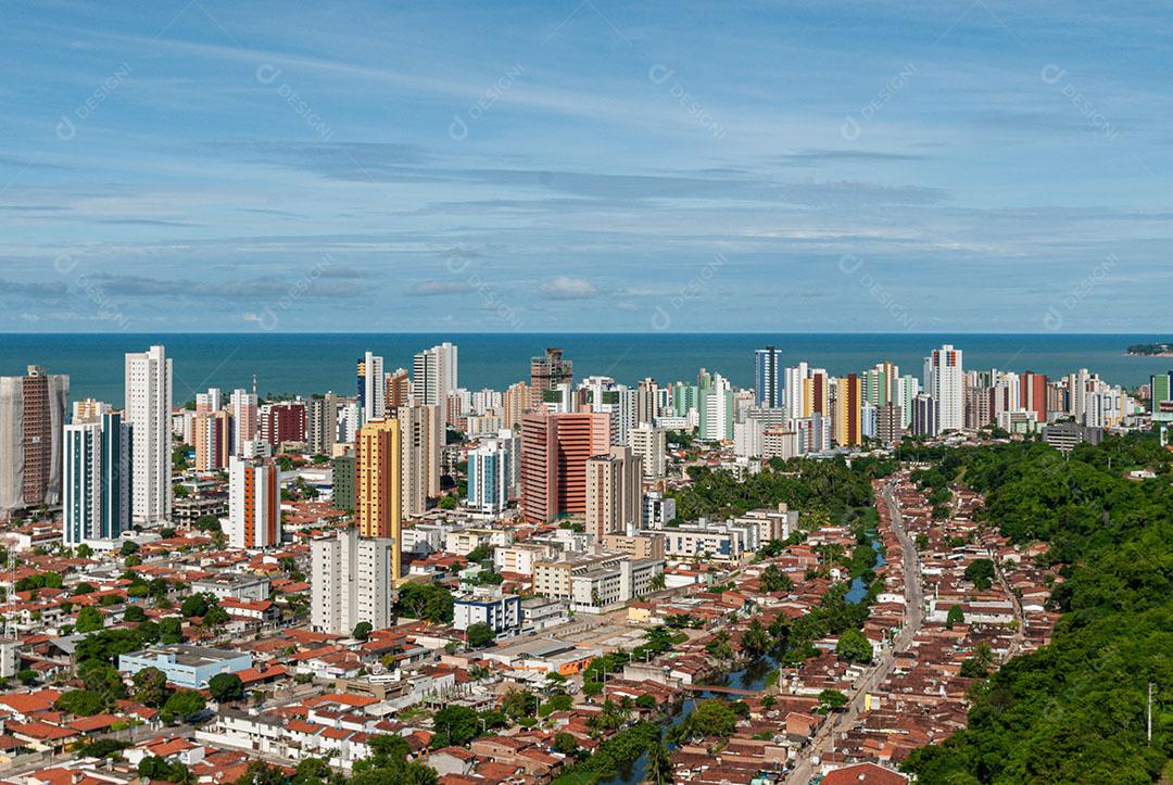 Foto Cidade Brasil Vista Bairro Manaira Mostrando Edifícios Mar Ao Fundo Imagem JPG