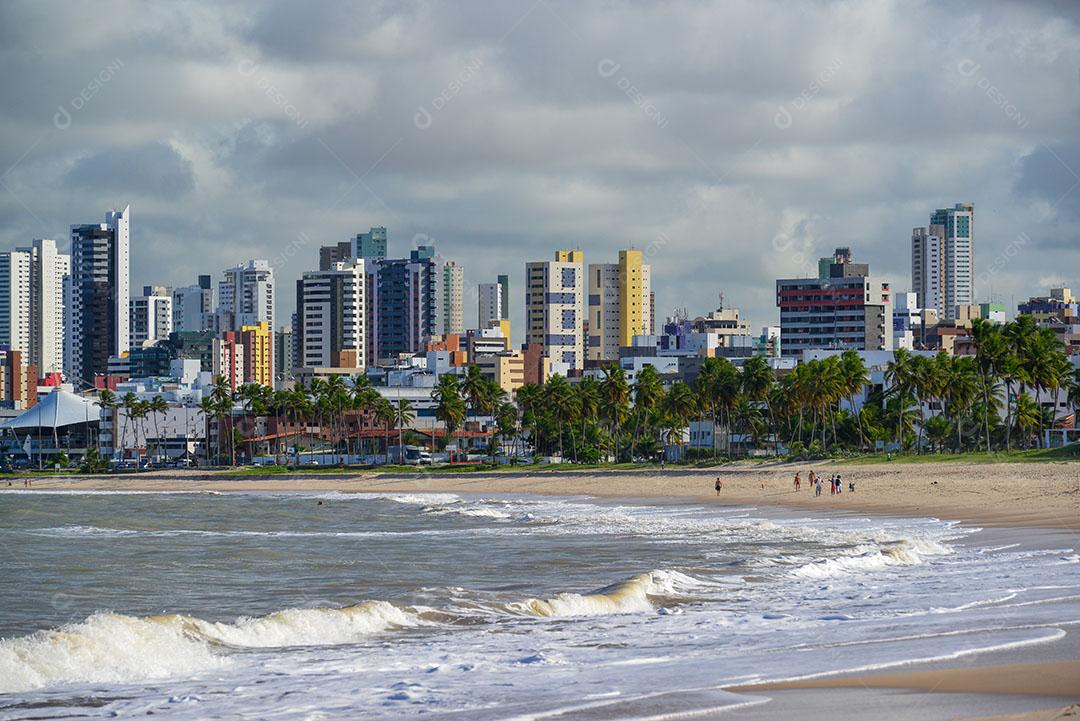 Foto Cidade Brasil Vista Bairro Manaira Mostrando Edifícios Mar Ao Fundo Imagem JPG