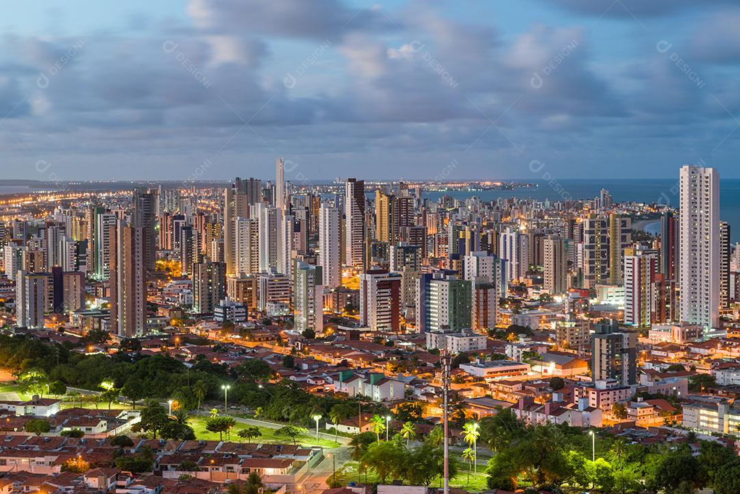 Foto Cidade Brasil Vista Bairro Manaira Mostrando Edifícios Mar Ao Fundo Imagem JPG