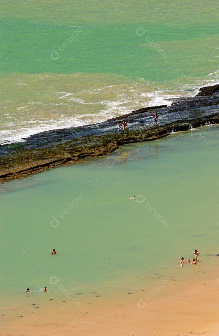 People Water Recife Bottom Praia de Boa Viagem Recife Pernambuco Image JPG