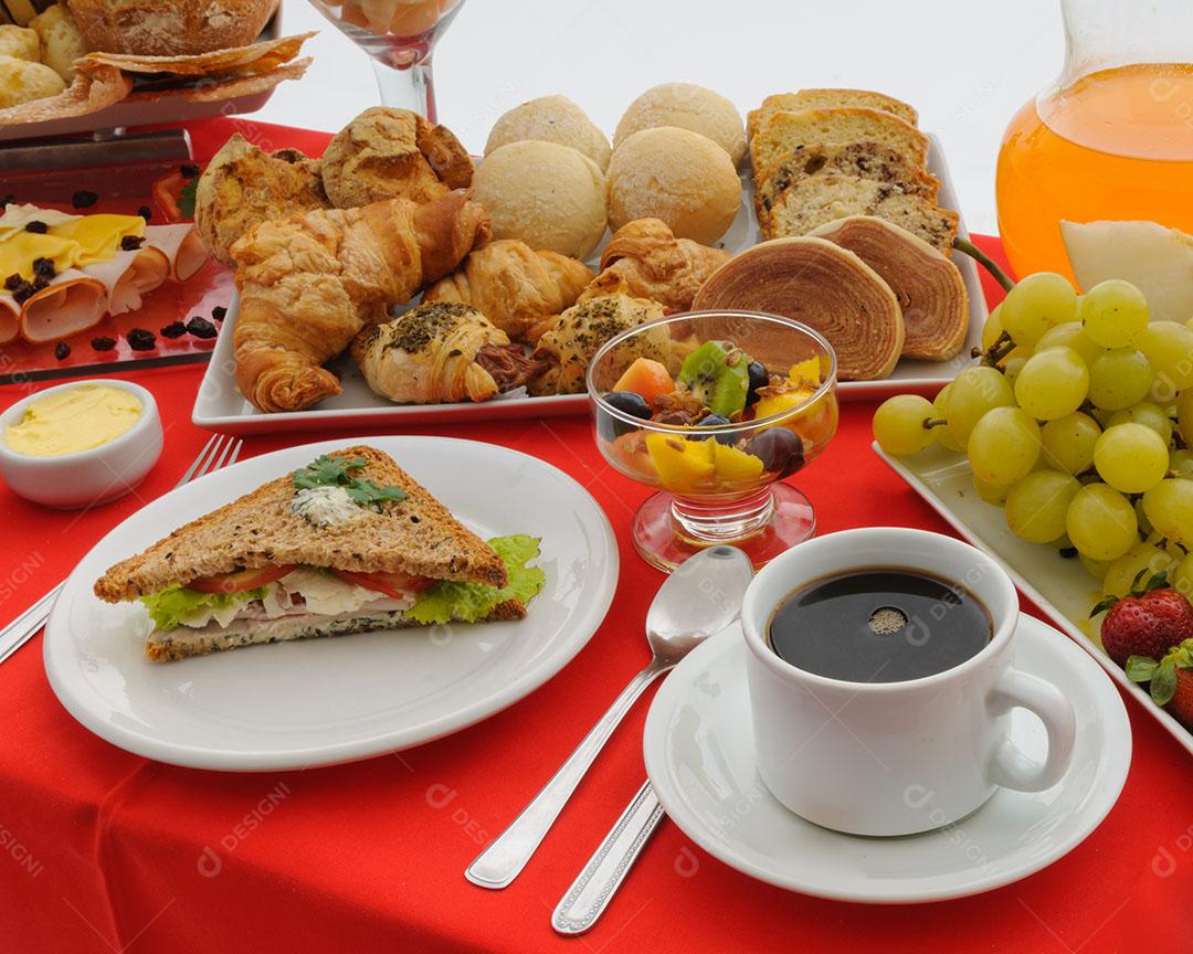 Gastronomia Mesa de Café da Manhã Imagem jpg