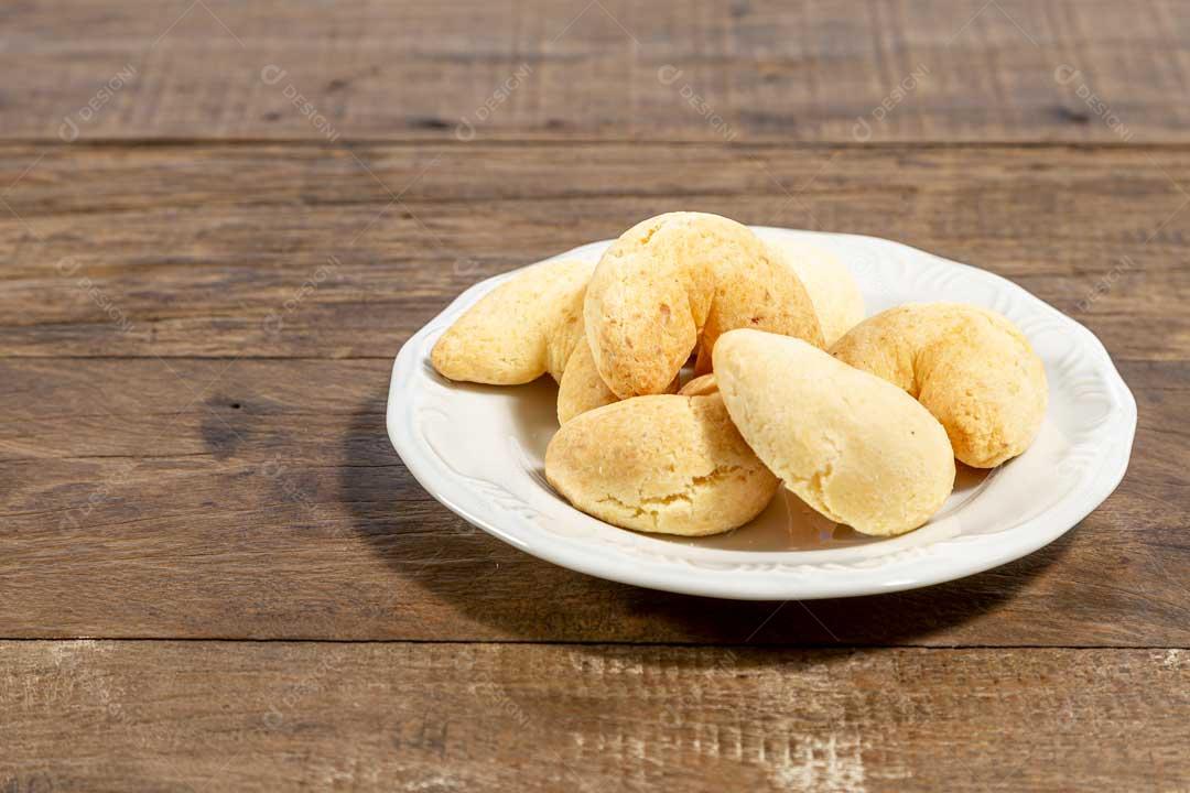 Foto Prato Com Pão de Queijo Imagem JPG