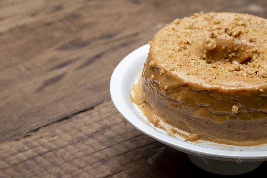 Foto Bolo Doce De Leite Gostoso Imagem JPG