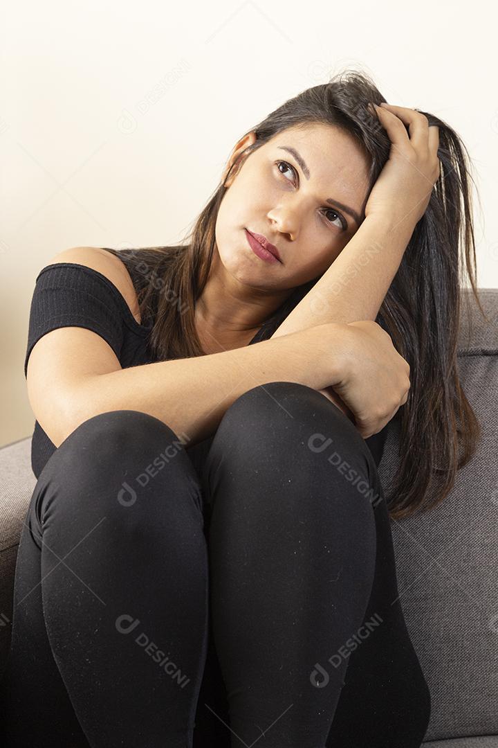 Mulher Pensativa Imagem jpg