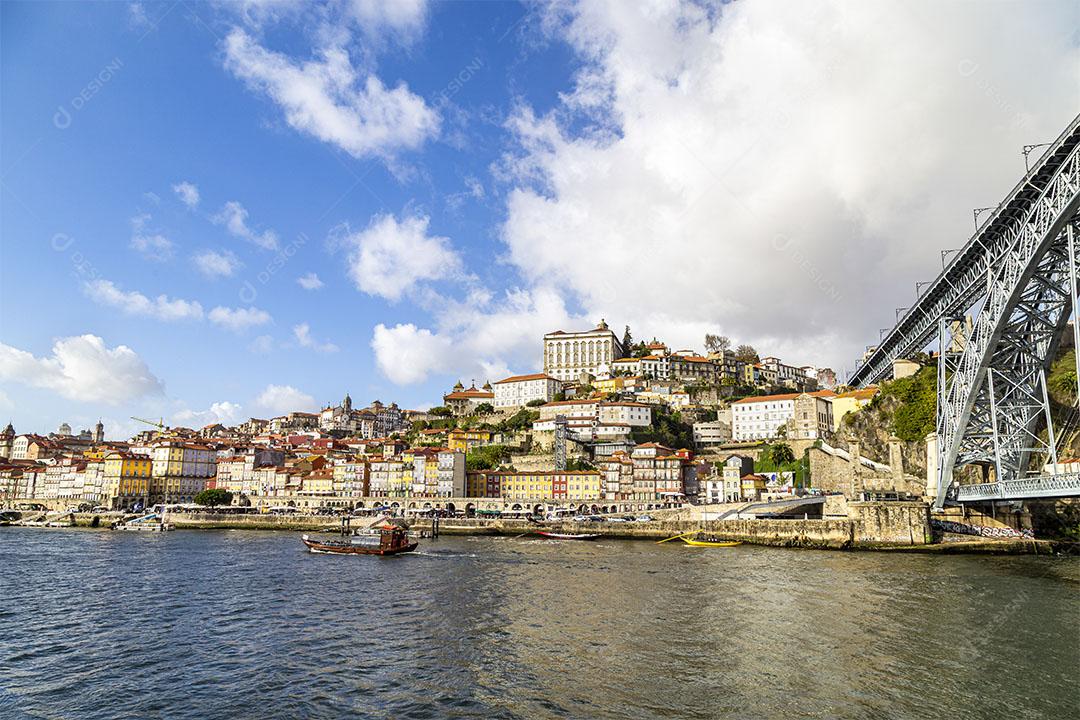 Rio Douro, com Vista Sobre o Porto Imagem jpg