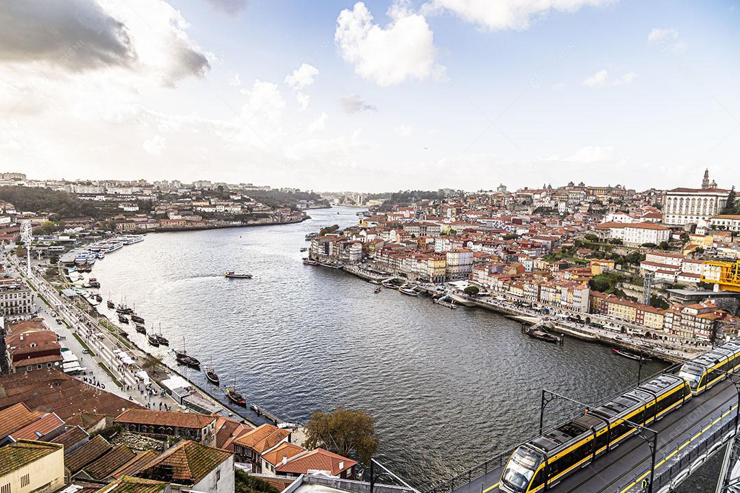 Rio Douro em Portugal Imagem jpg