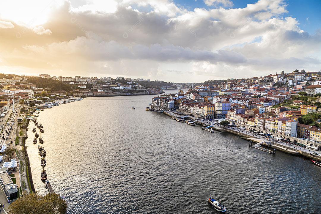 Rio Douro em Portugal Imagem jpg