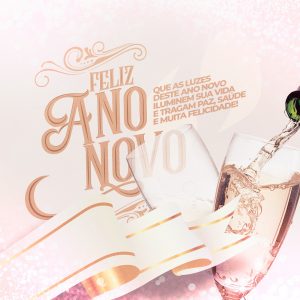 Feliz Ano Novo Que As Luzes Iluminem Sua Vida Social Media PSD Editável