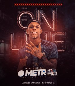 Feed Flayer On Live Banda Metro Forró Social Media PSD Editável