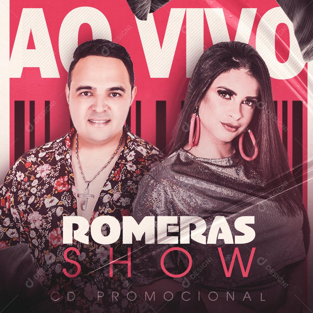 Feed Flayer Ao Vivo Romeras Show Social Media PSD Editável