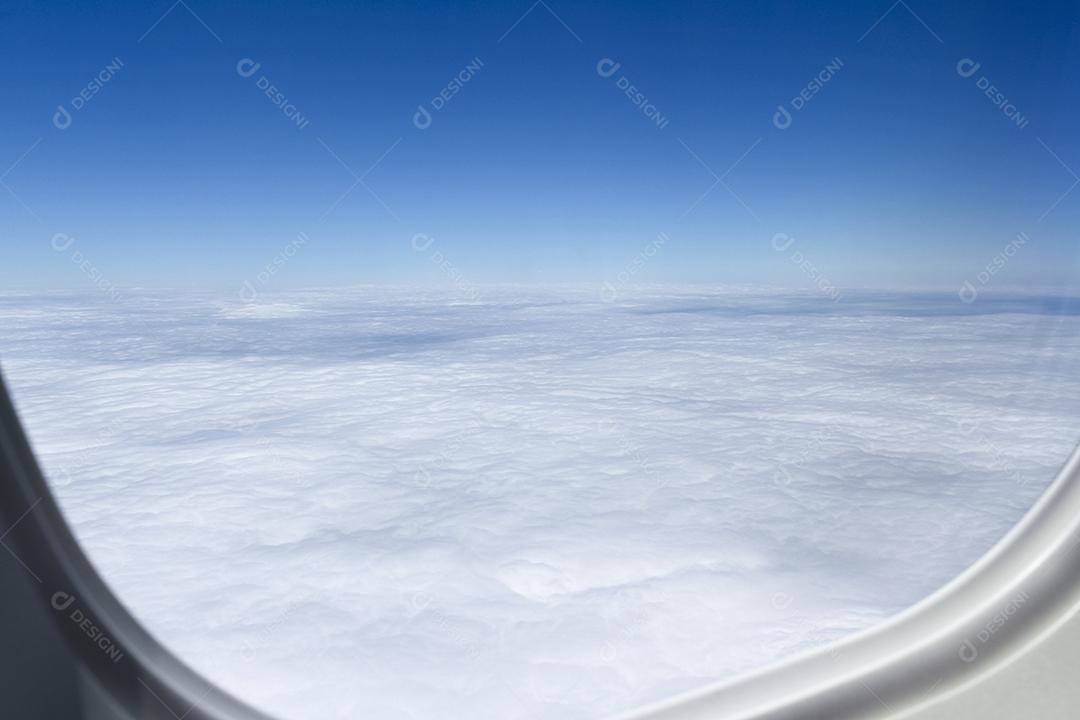 Fotografia Voo Turístico Céu Azul Imagem JPG