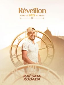 Flyer Revéillon Ano Novo Forró Raí Saia Rodada Social Media PSD Editável