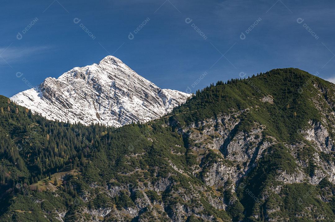 Alpes Austríacos Innsbruck Tirol Áustria Montanhas Imagem JPG