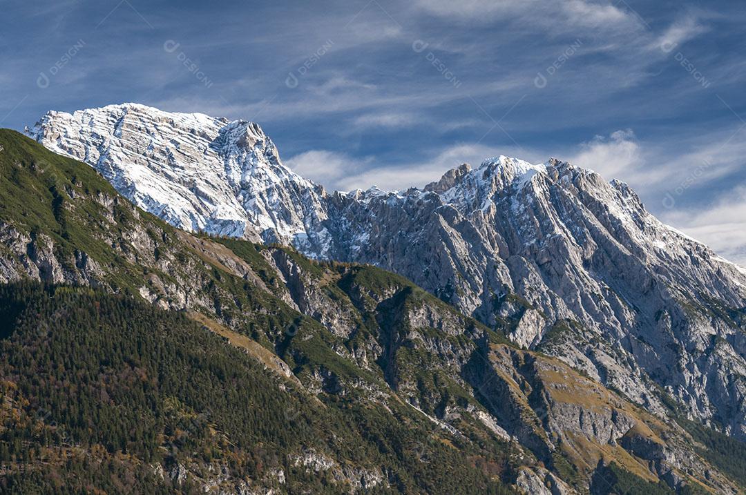 Alpes Austríacos Innsbruck Tirol Áustria Montanhas Imagem JPG