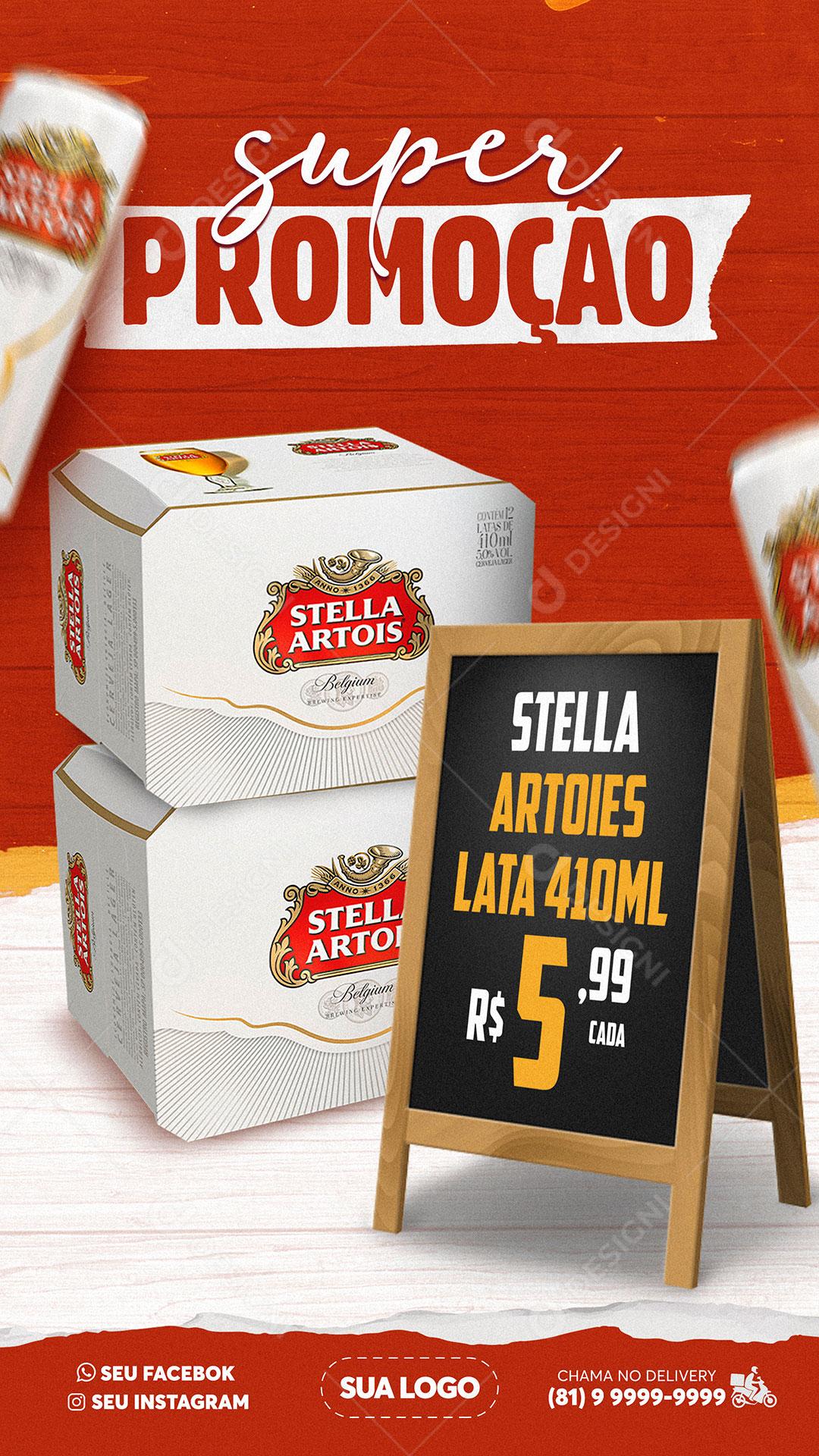 Super Promoção Bebida Social Media PSD Editável