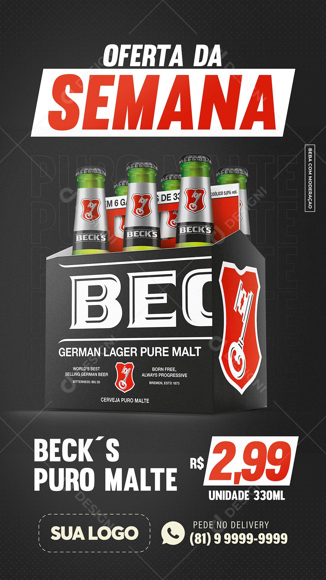 Oferta Da Semana Bec Social Media PSD Editável