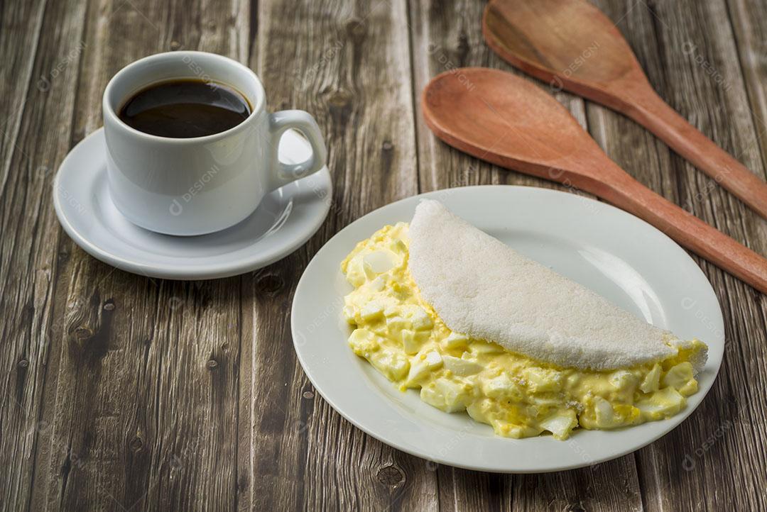 Foto Carnes de Sol Tapioca Requeijão Cuscuz Café Manhã Típico Nordeste Brasileiro