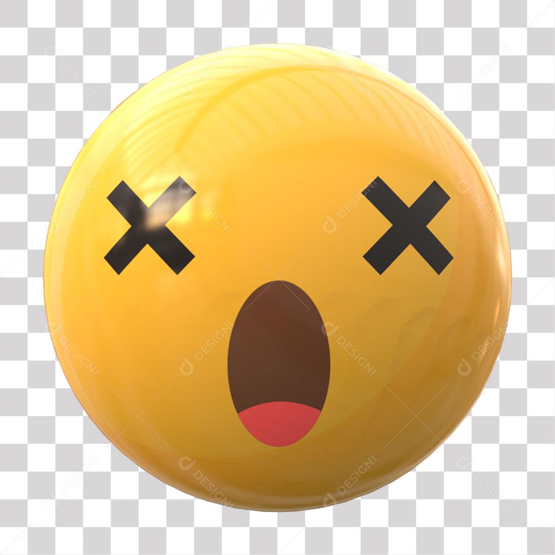 Emoji Elemento 3D Para Composição PNG Transparente