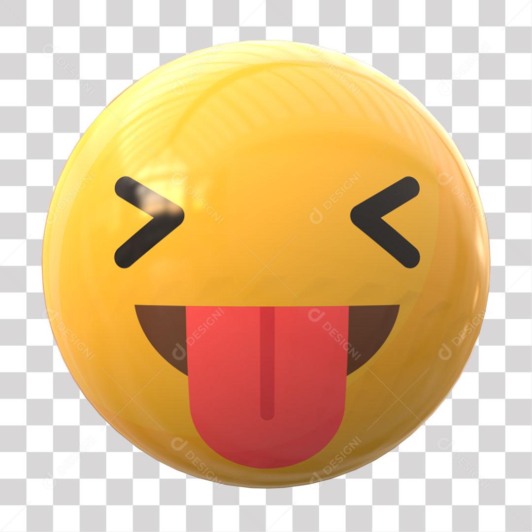 Emoji Elemento 3D Para Composição PNG Transparente