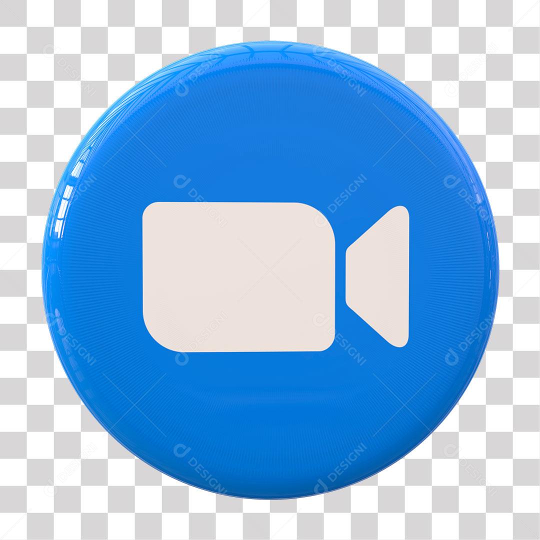 Zoom Ícone 3D Para Composição PNG Transparente