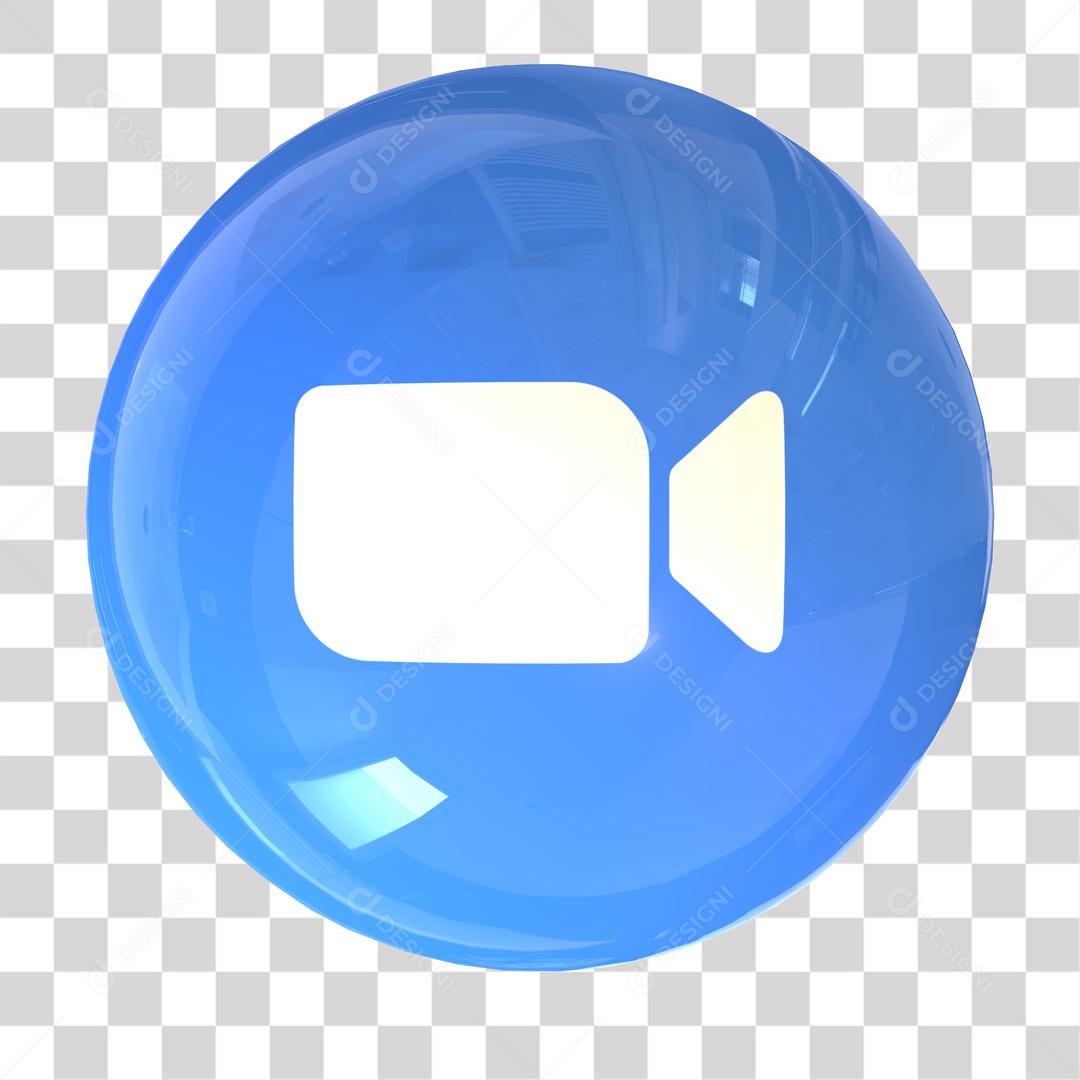 Ícone Zoom 3D Para Composição PNG