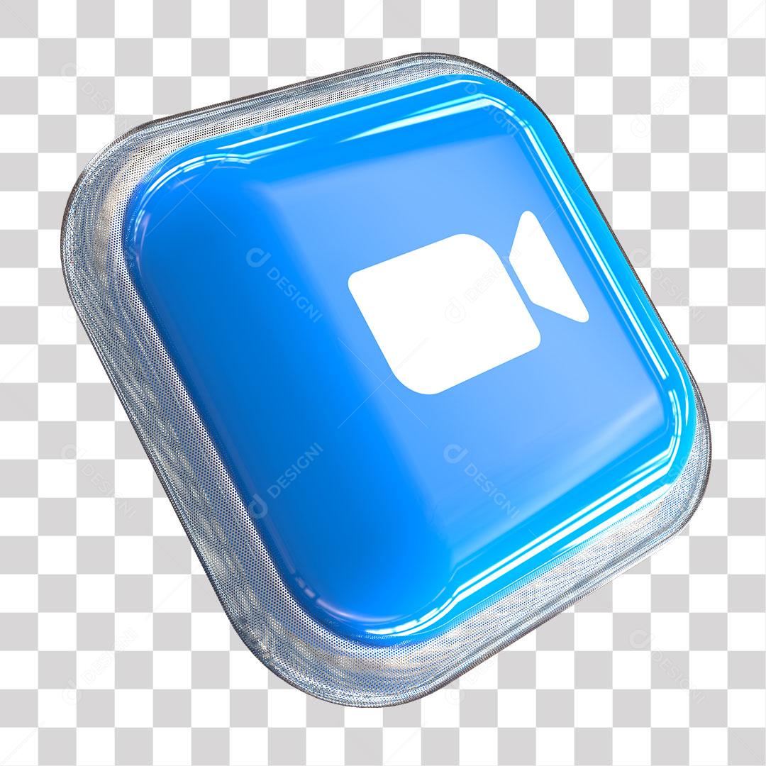 Zoom Ícone 3D Para Composição PNG Transparente