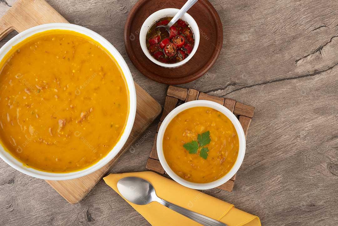 Kabocha Típico Brasileiro Com Carne Seca