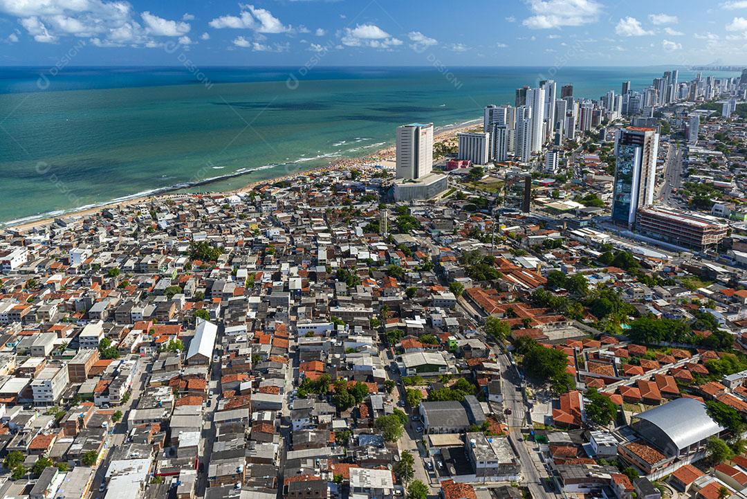 Cidade Recife Pernambuco Vista Aérea Casas Imagem JPG