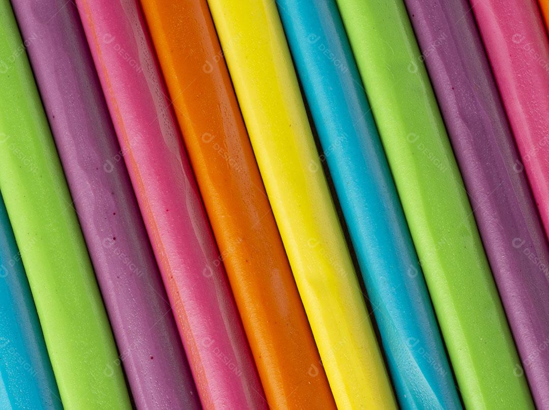 Closeup Vista Superior de Doces Coloridos Imagem JPG