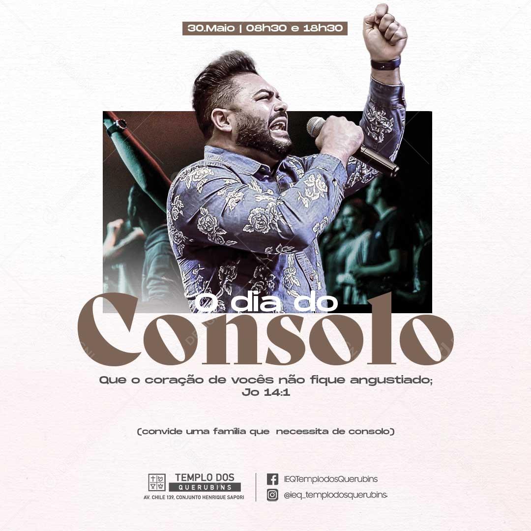 O Dia Do Consolo Social Media PSD Editável