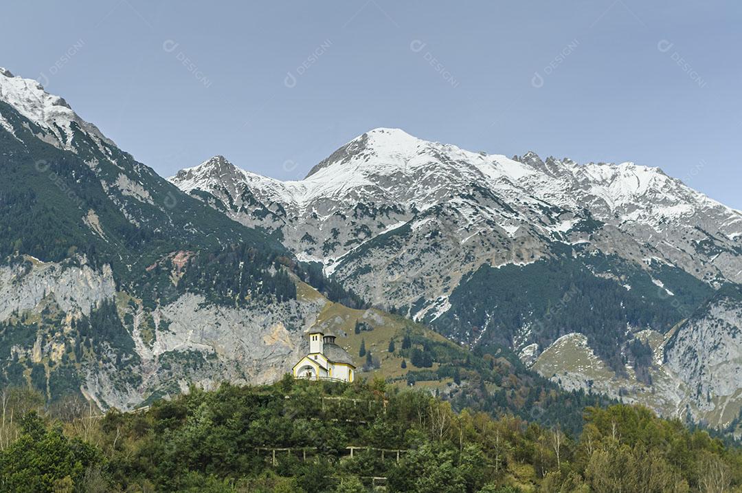 Alpes Austríacos Innsbruck Tirol Áustria Montanhas Imagem JPG