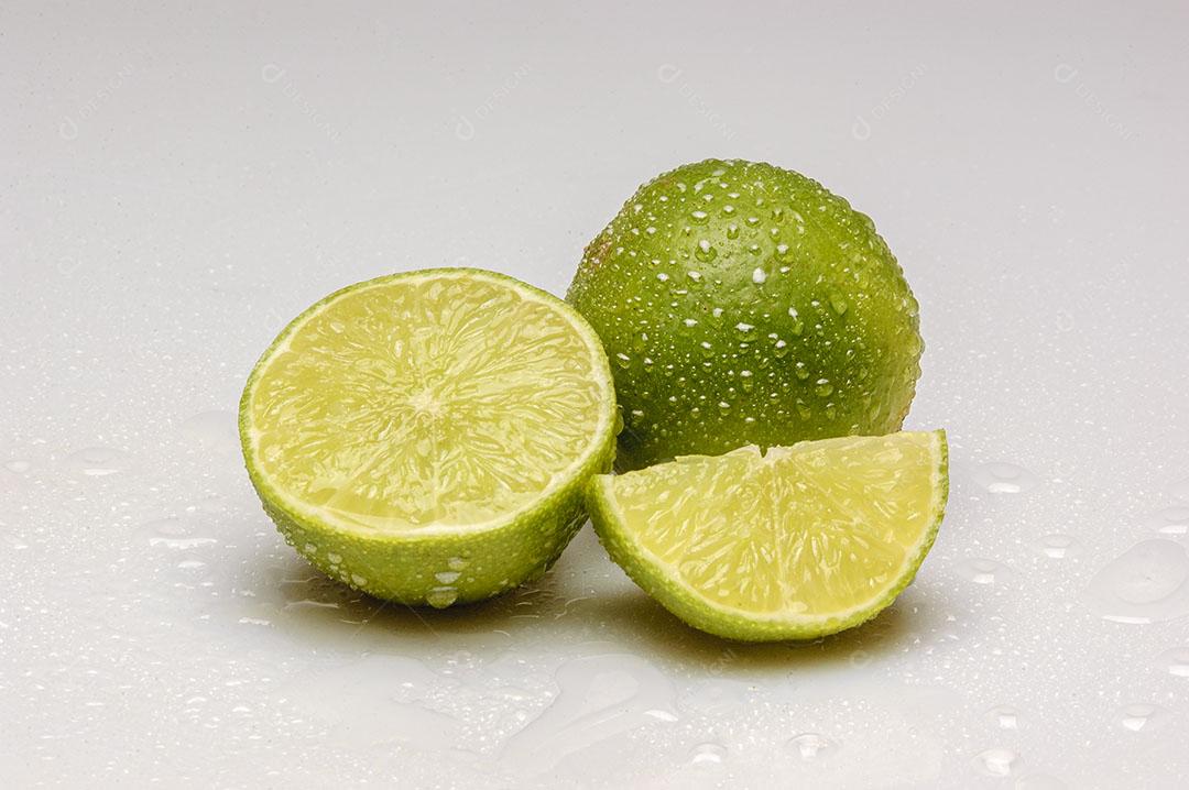 Lemons With Water Drops Isolated On White Background JPG.jpg I