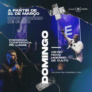 Culto de Domingo Social Media PSD Editável