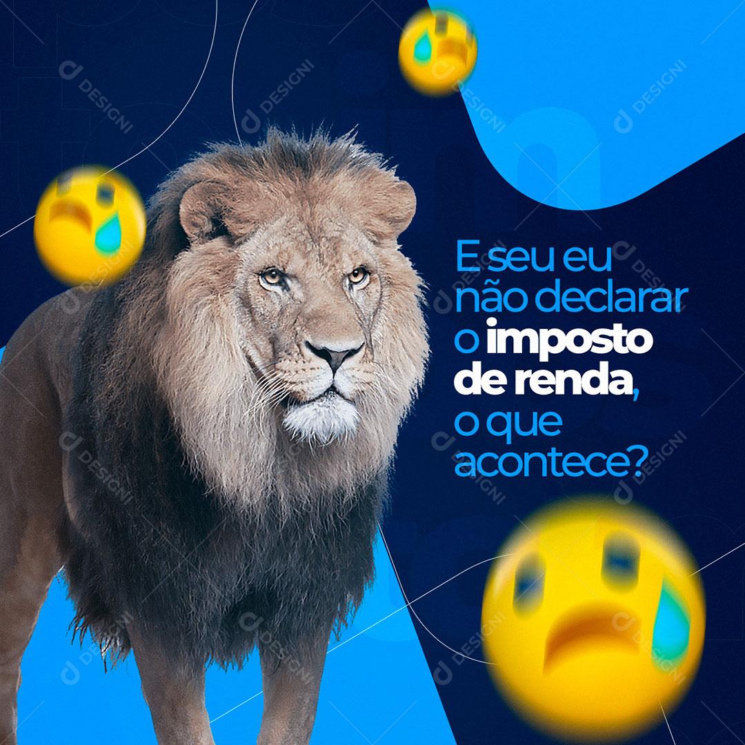 Contabilidade E Se Eu Não Clara Imposto Social Media PSD Editável