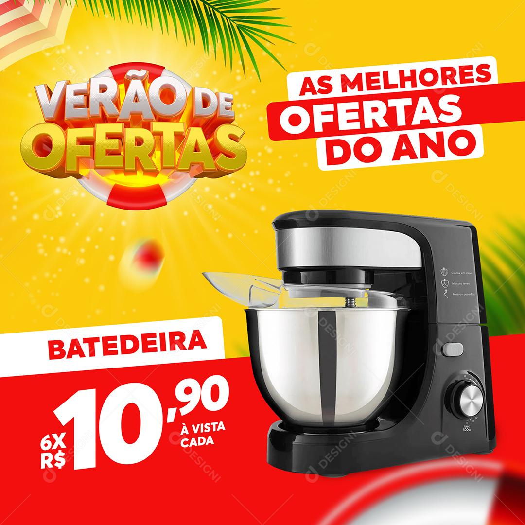 Post Story Verão de Ofertas Social Media PSD Editavel