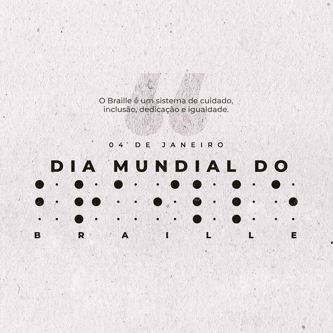 Social Media Data Comemorativa Dia Mundial do Braille PSD Editável