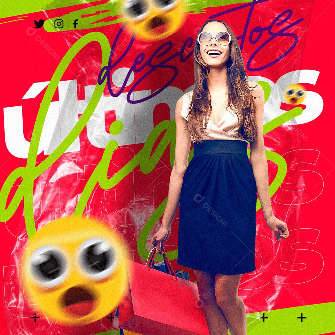Social Media Moda Feminina Últimos Dias PSD Editável