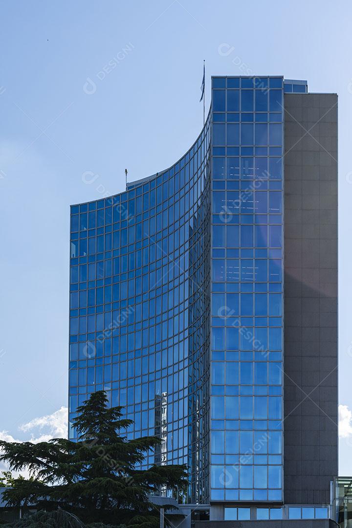 Foto Edifício da Organização Mundial da Propriedade Intelectual Em Genebra Suíça