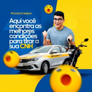 Social Media Auto Escola Aqui Você Encontra as Melhores Condições PSD Editável